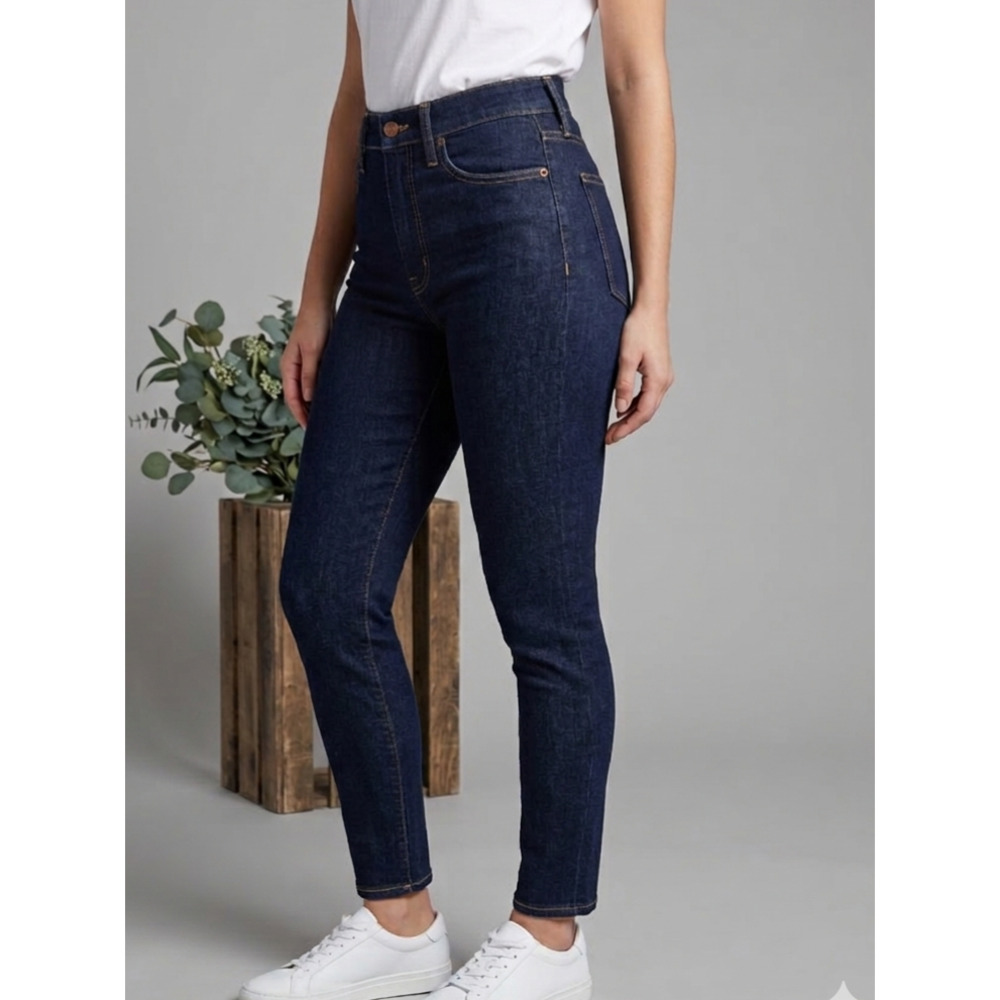 New‎ Madewell Dark Wash High-Rise Skinny Jeans 23